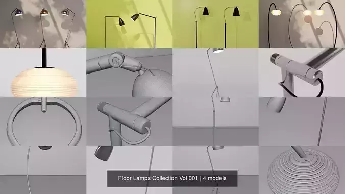 Floor Lamps Collection Vol 001