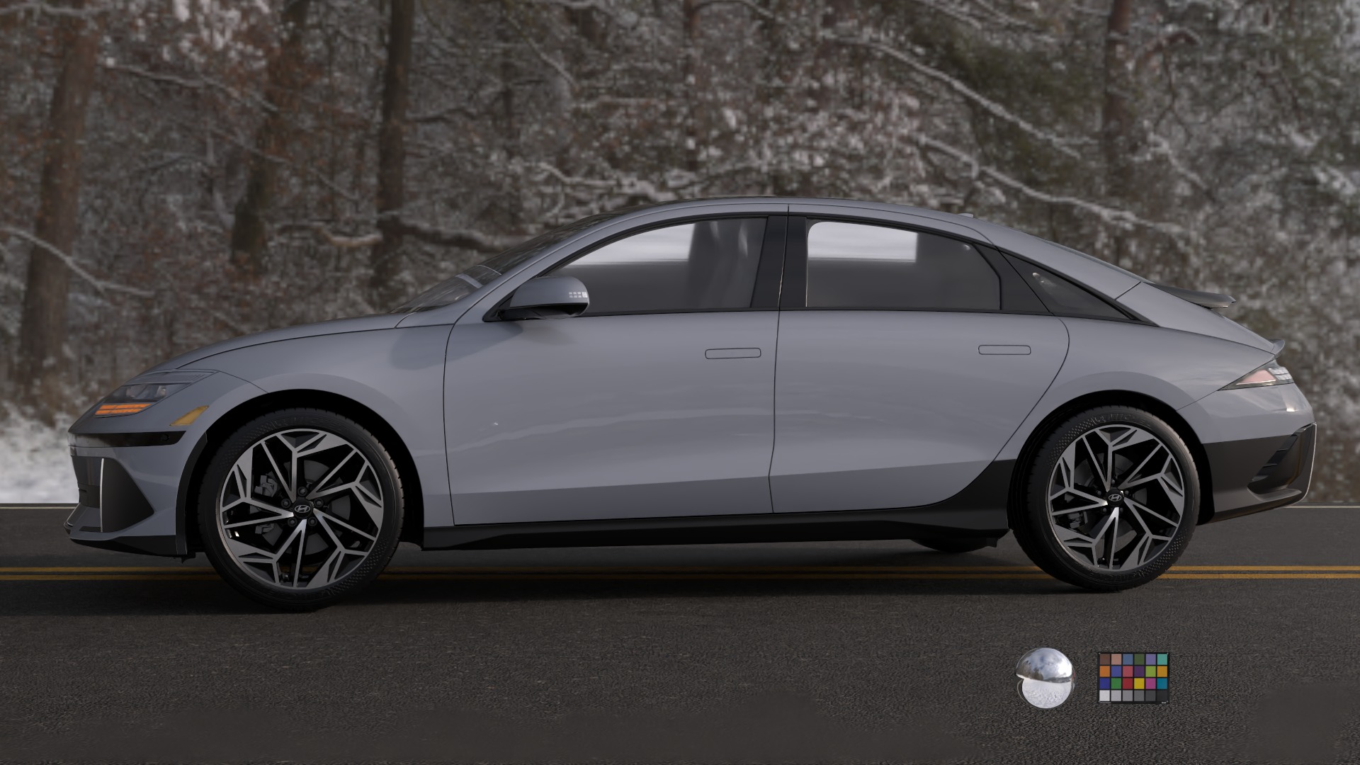 Hyundai High Quality Cars and SUV bundle  3D Model Collection_19