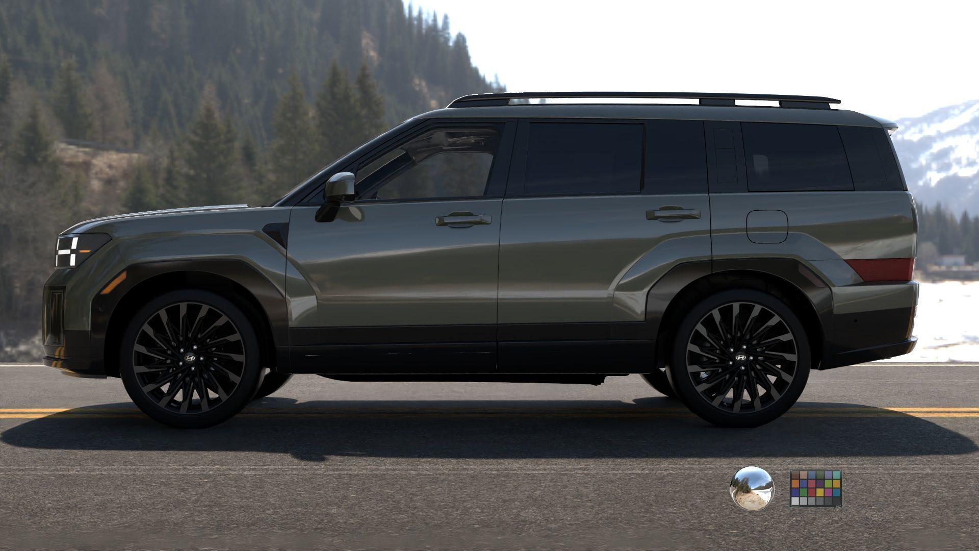 Hyundai High Quality Cars and SUV bundle  3D Model Collection_12