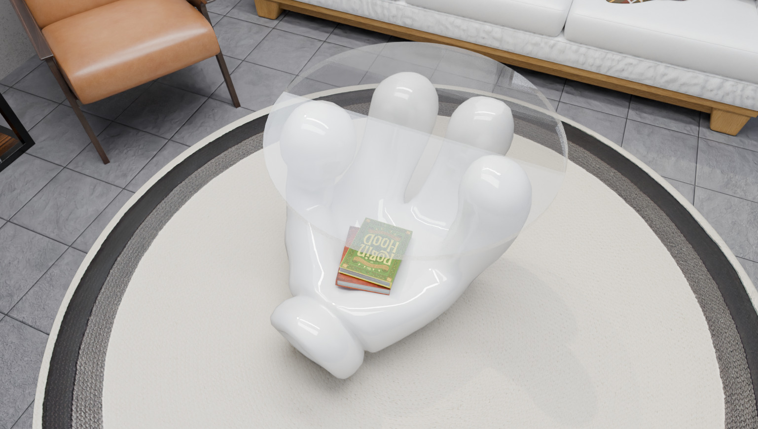 table hand design  3D model_2