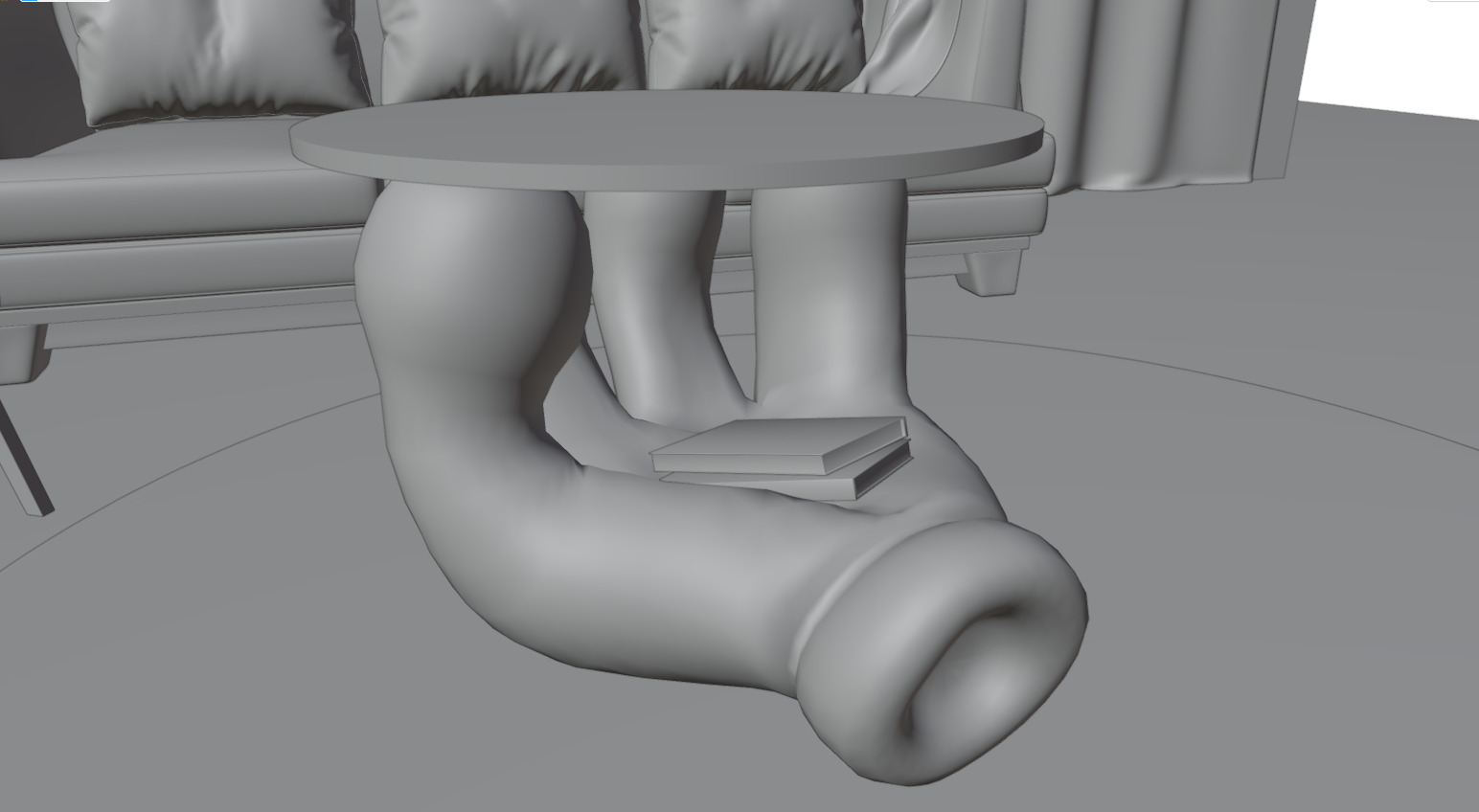 table hand design  3D model_5