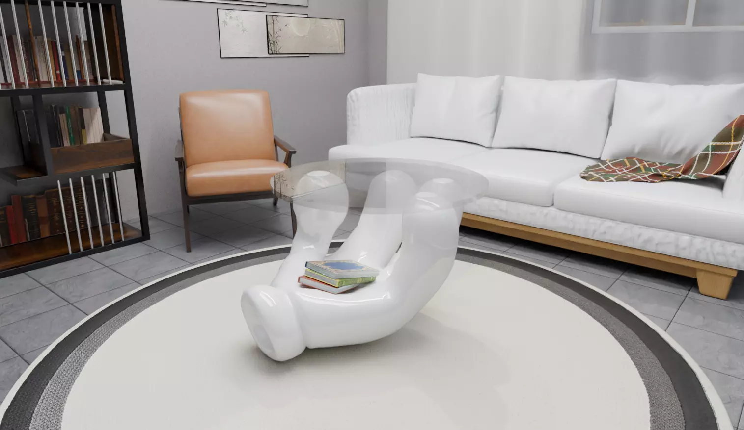 table hand design  3D model_0