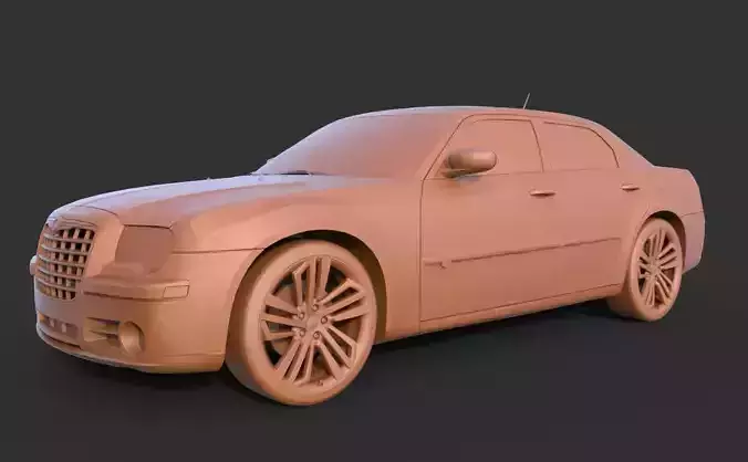 Chrysler 300 2008 3D print model