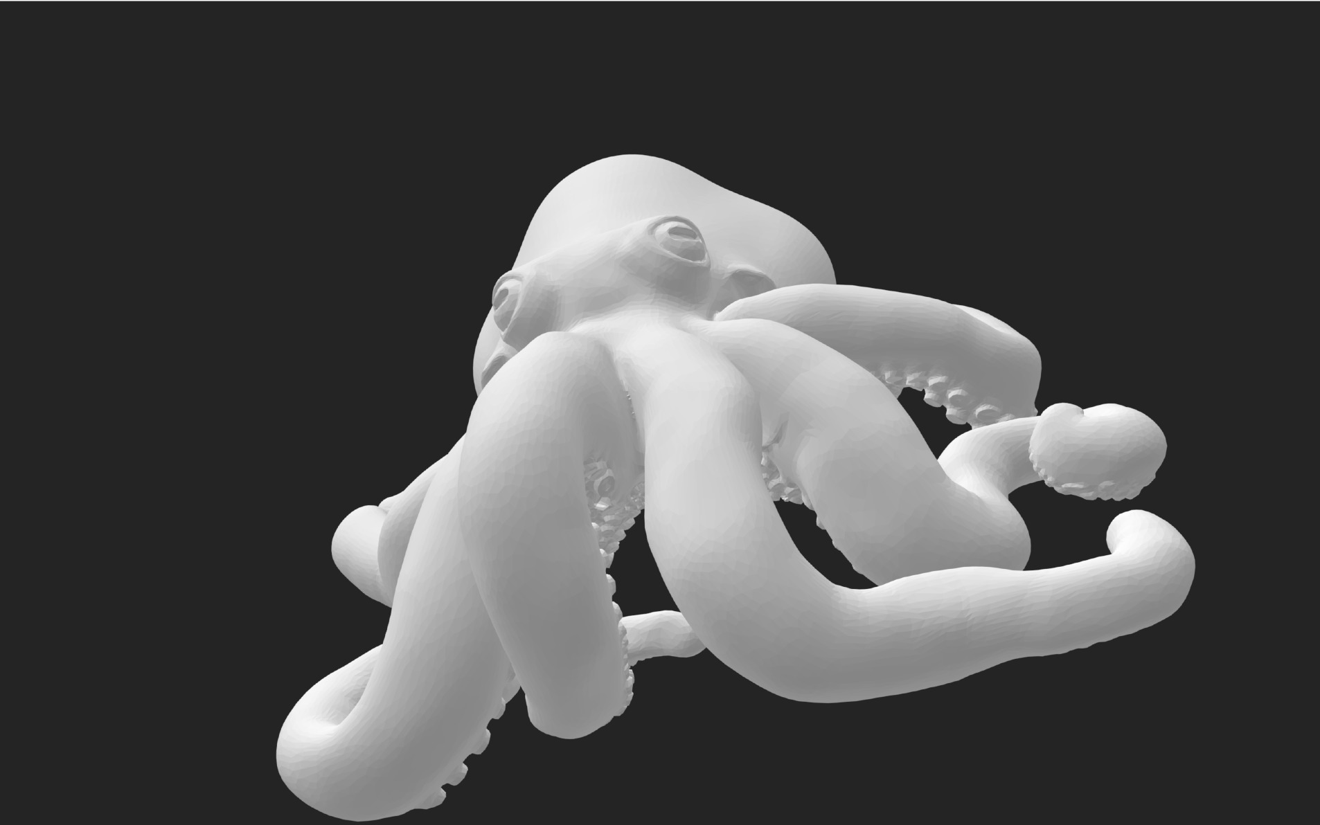 Big Octopus 3D print model_1
