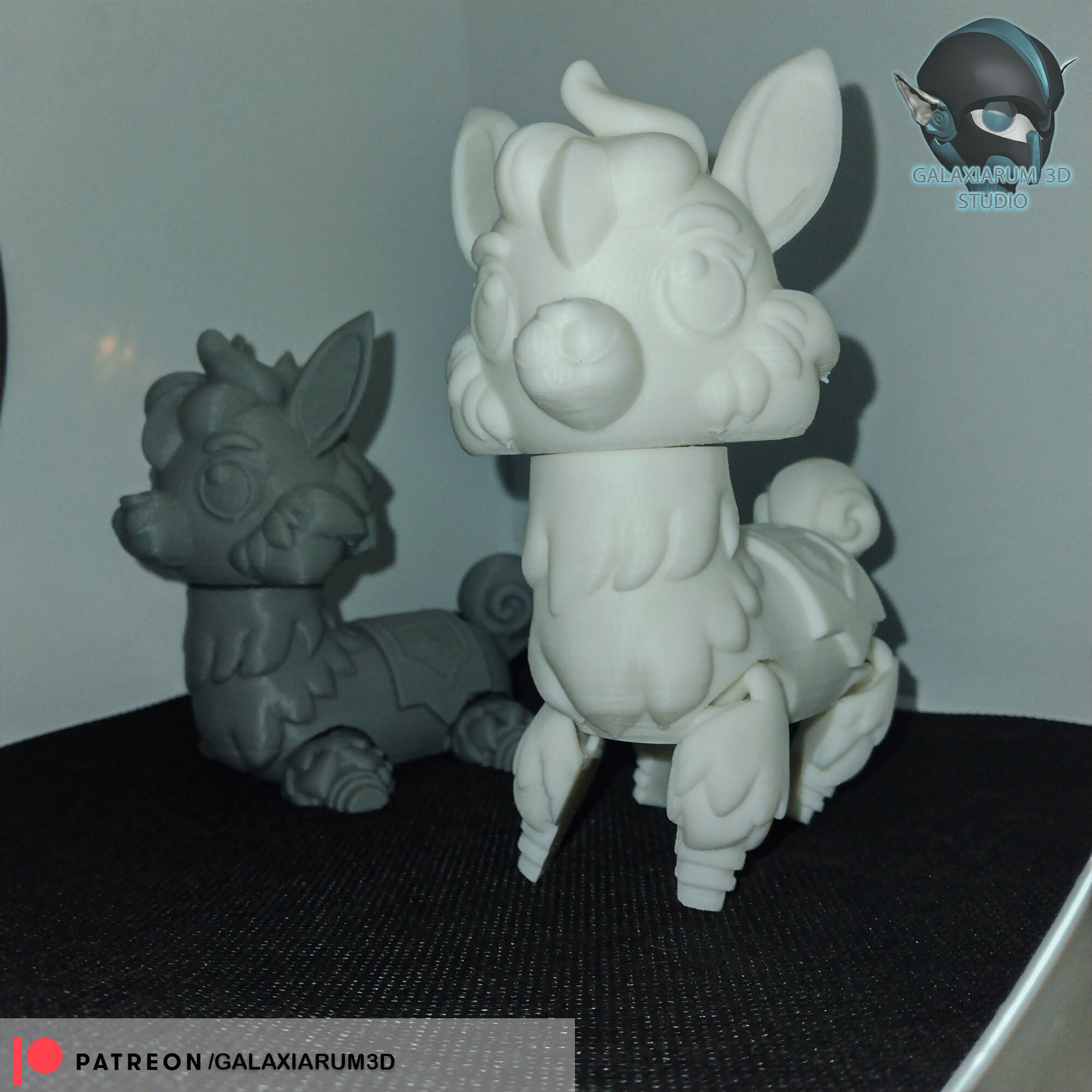 Articulated Llama Flexi Toy 3D Printable STL File 3D print model_15