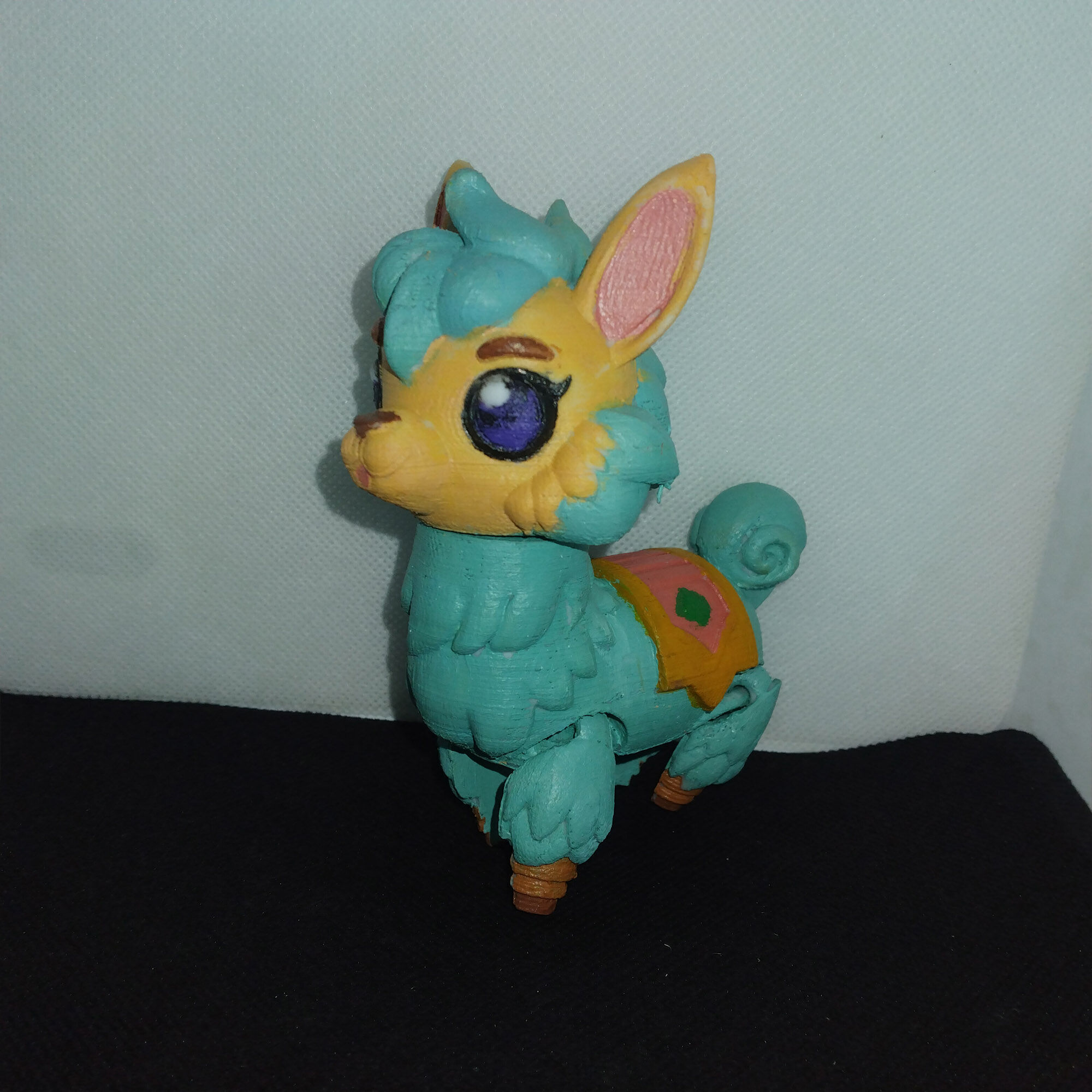 Articulated Llama Flexi Toy 3D Printable STL File 3D print model_1