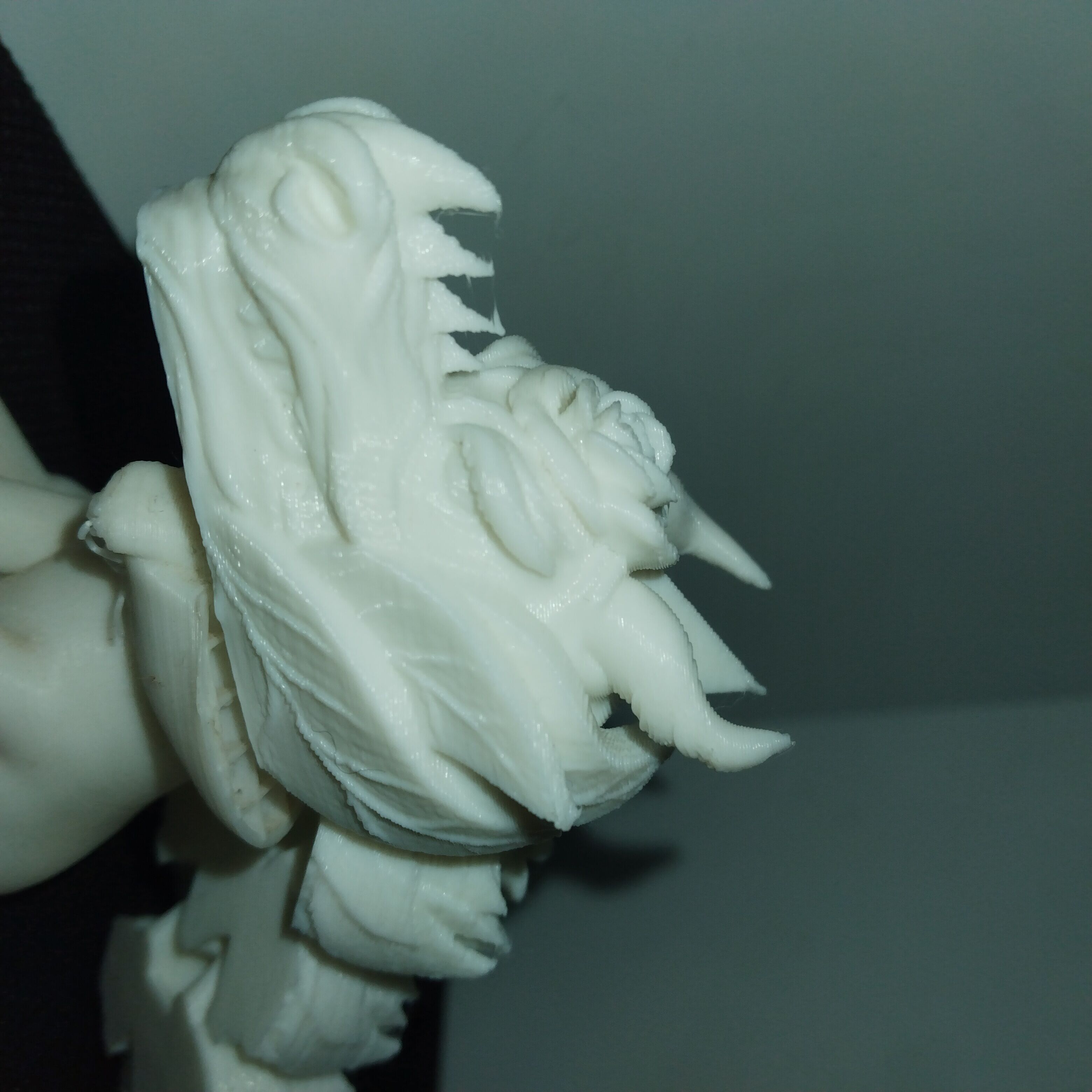 Rose Guardian Flexi Dragon  Articulated 3D print model_7