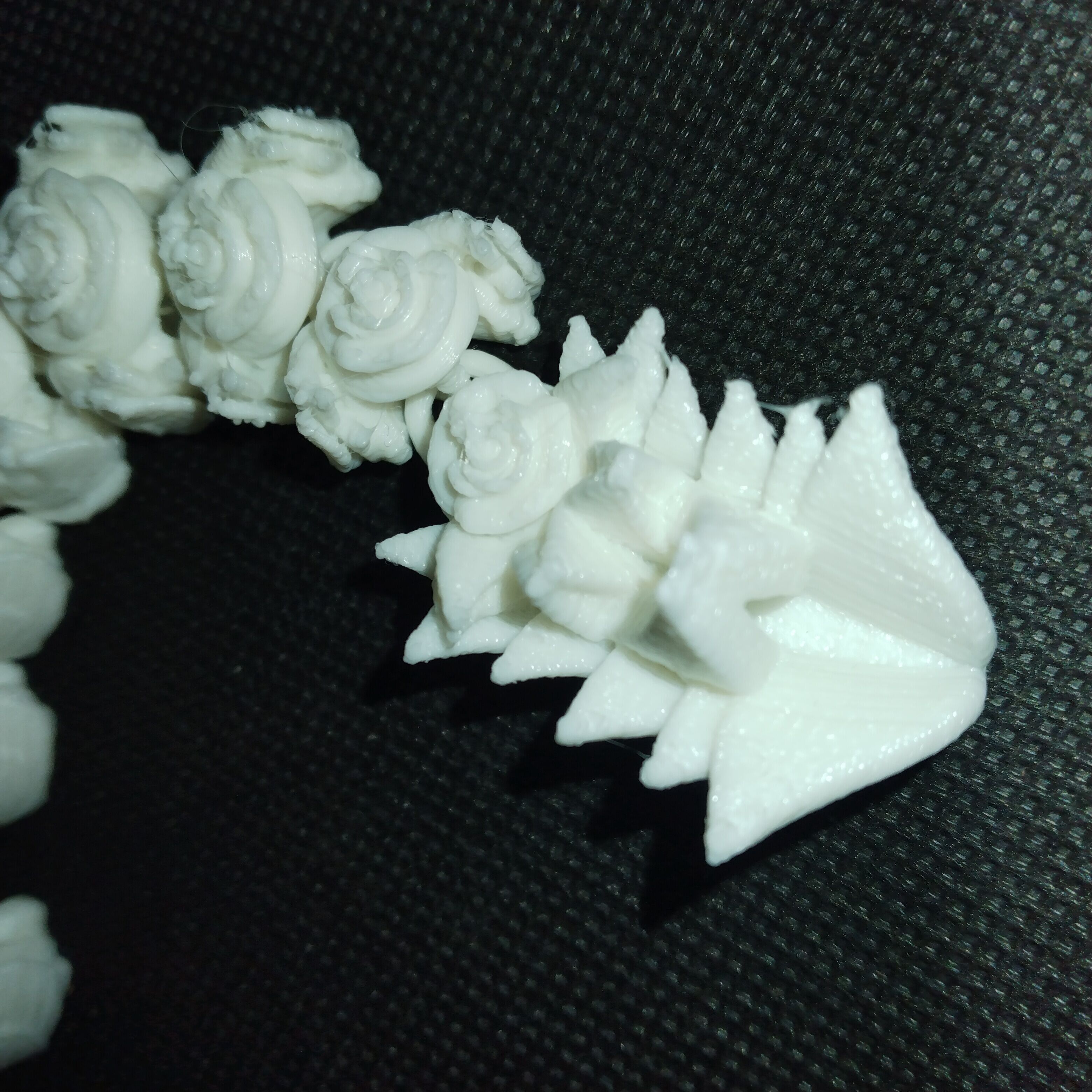 Rose Guardian Flexi Dragon  Articulated 3D print model_10