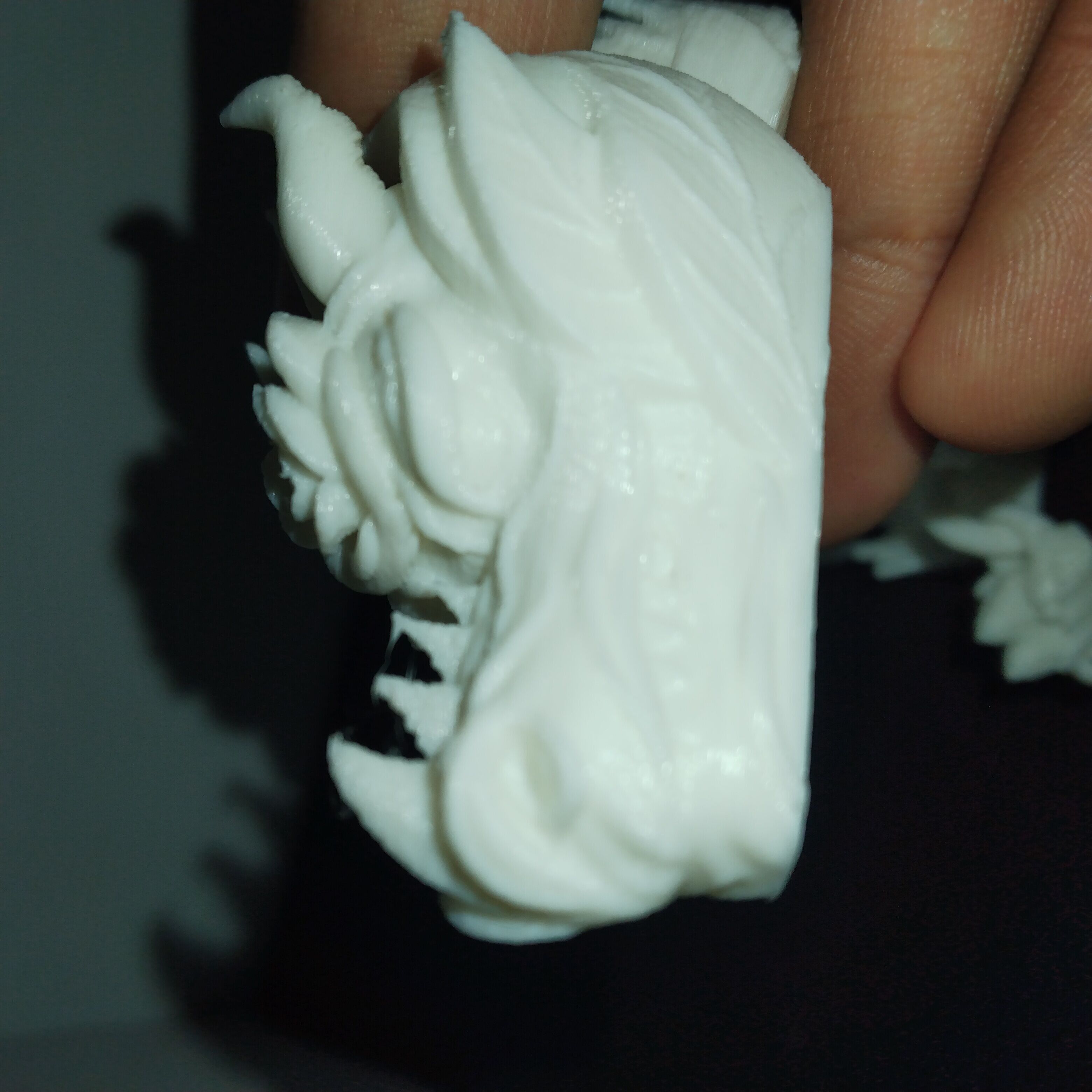 Rose Guardian Flexi Dragon  Articulated 3D print model_13