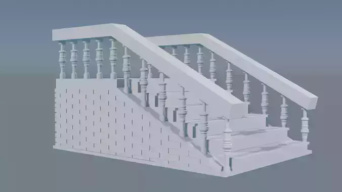 Modern Staircase Design 3D print model