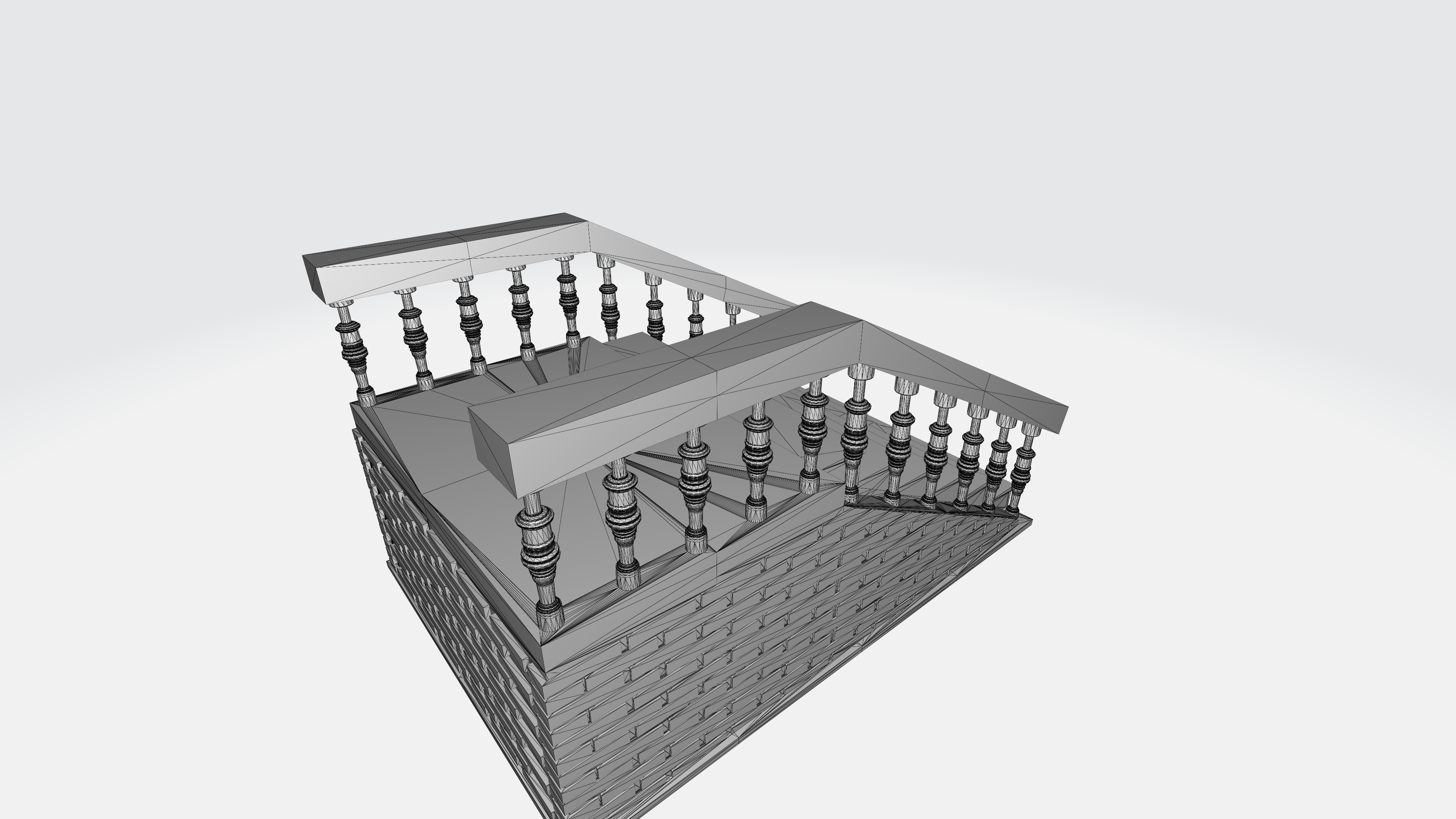 Modern Staircase Design 3D print model_7