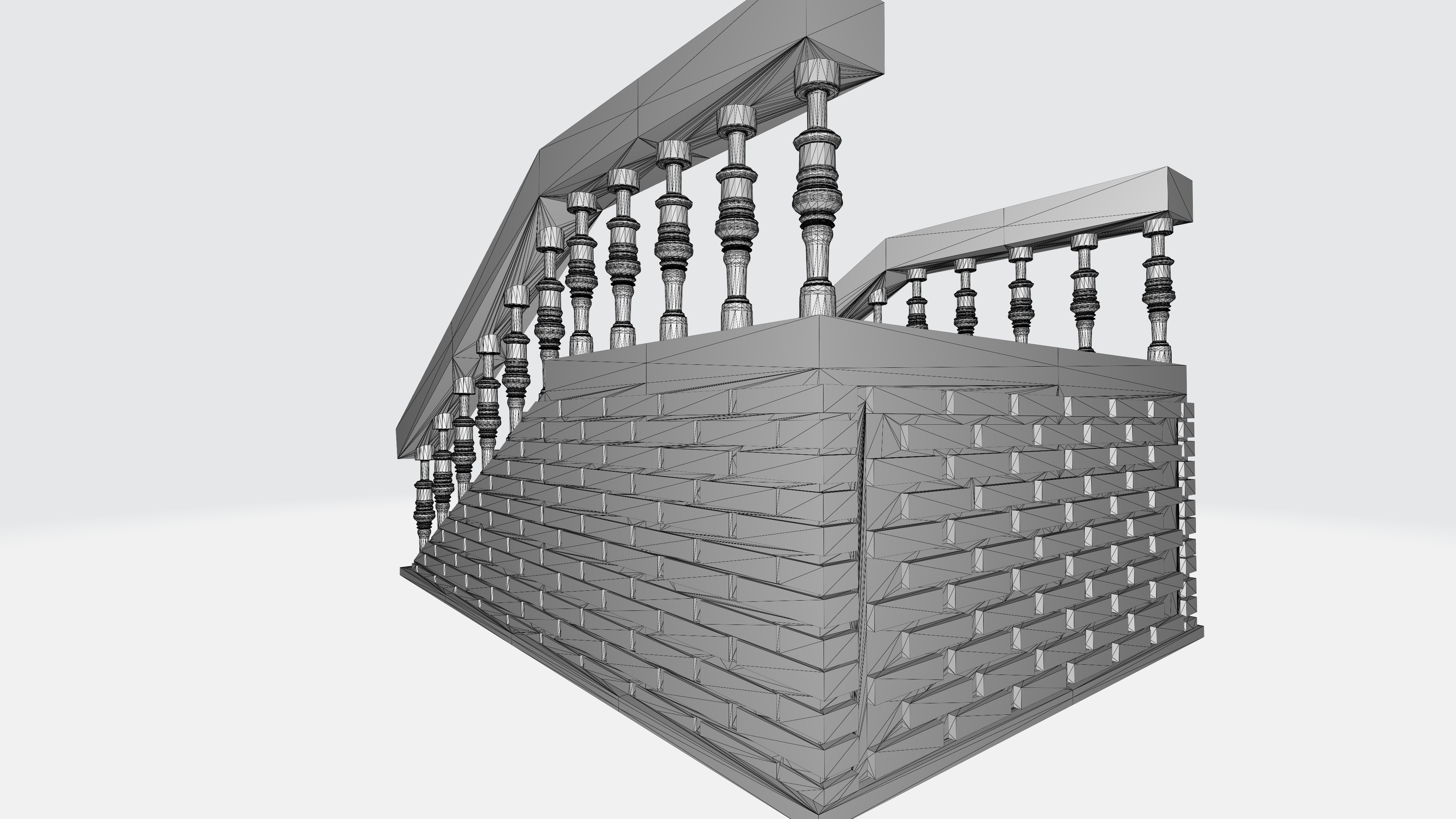 Modern Staircase Design 3D print model_5