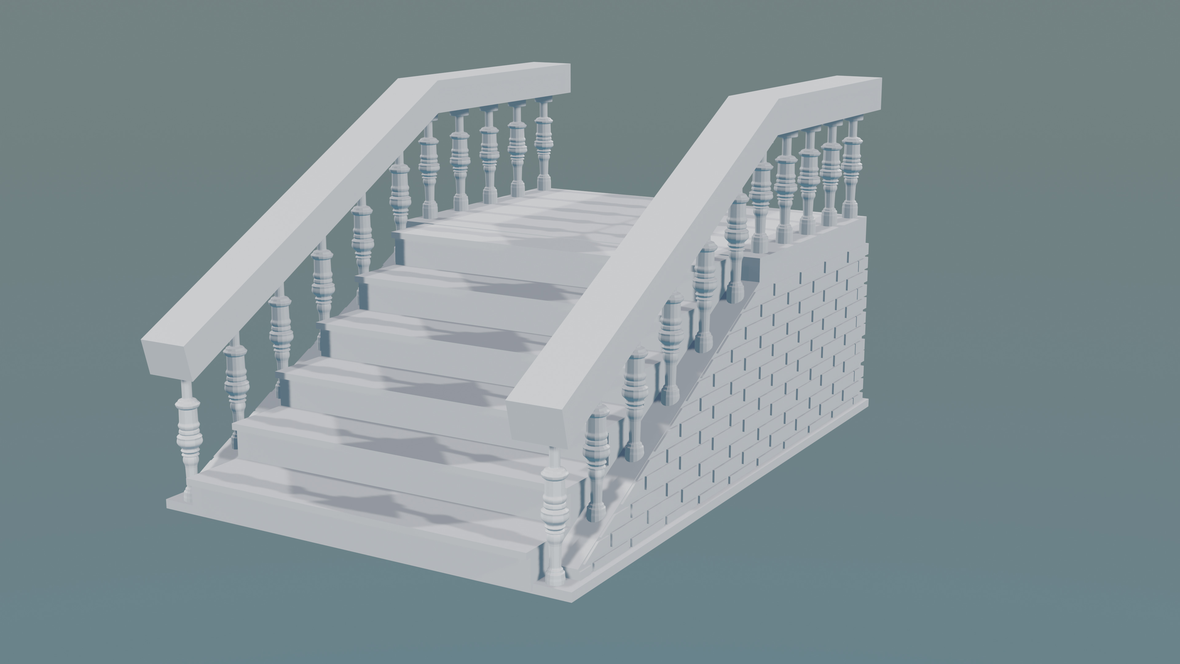 Modern Staircase Design 3D print model_1