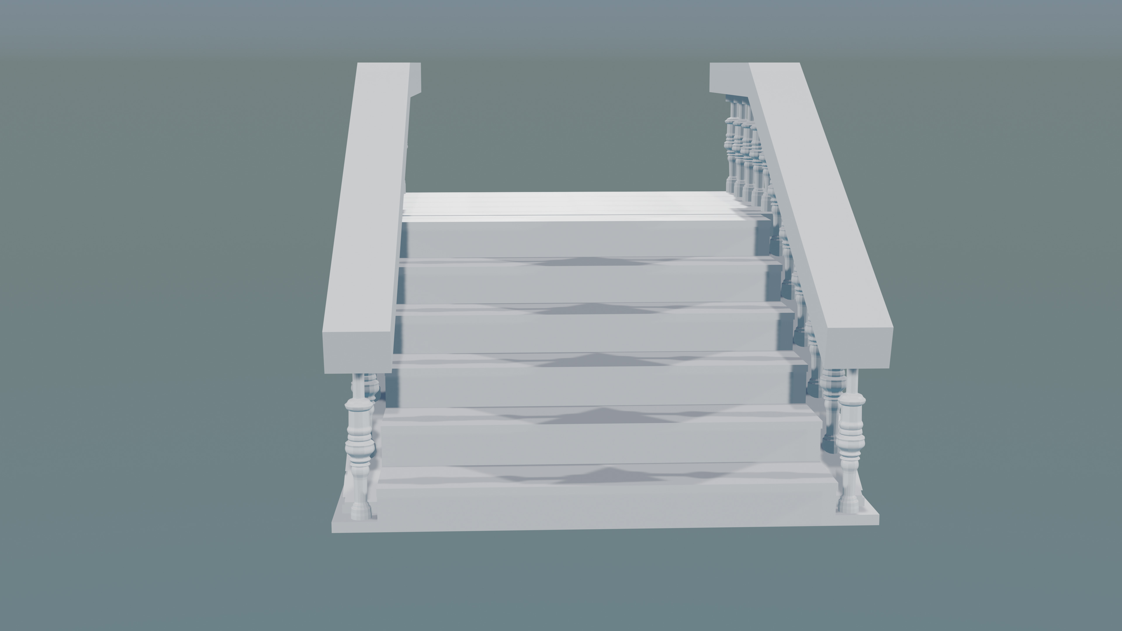 Modern Staircase Design 3D print model_2