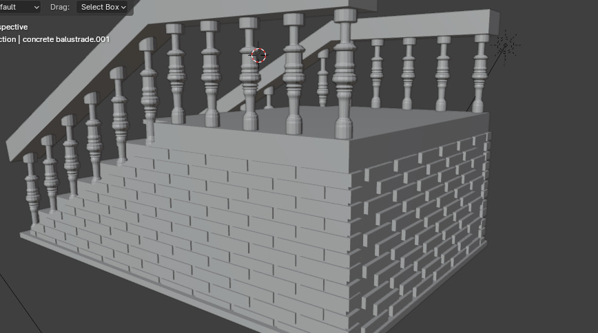 Modern Staircase Design 3D print model_14