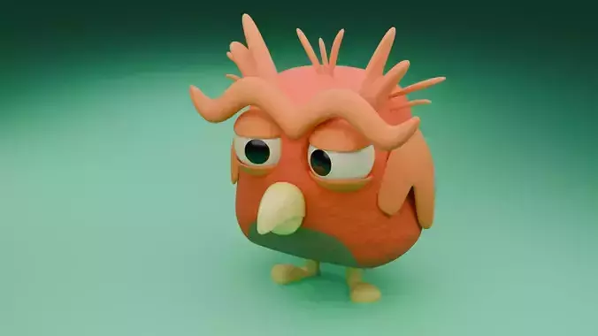 bird owl animation funny nature
