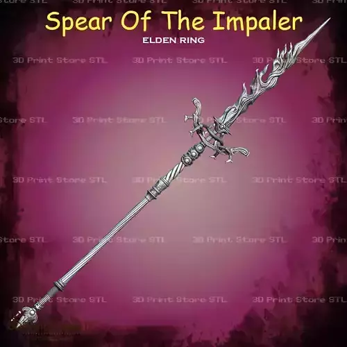 Spear Of The Impaler Cosplay Elden Ring - STL File 3D print model