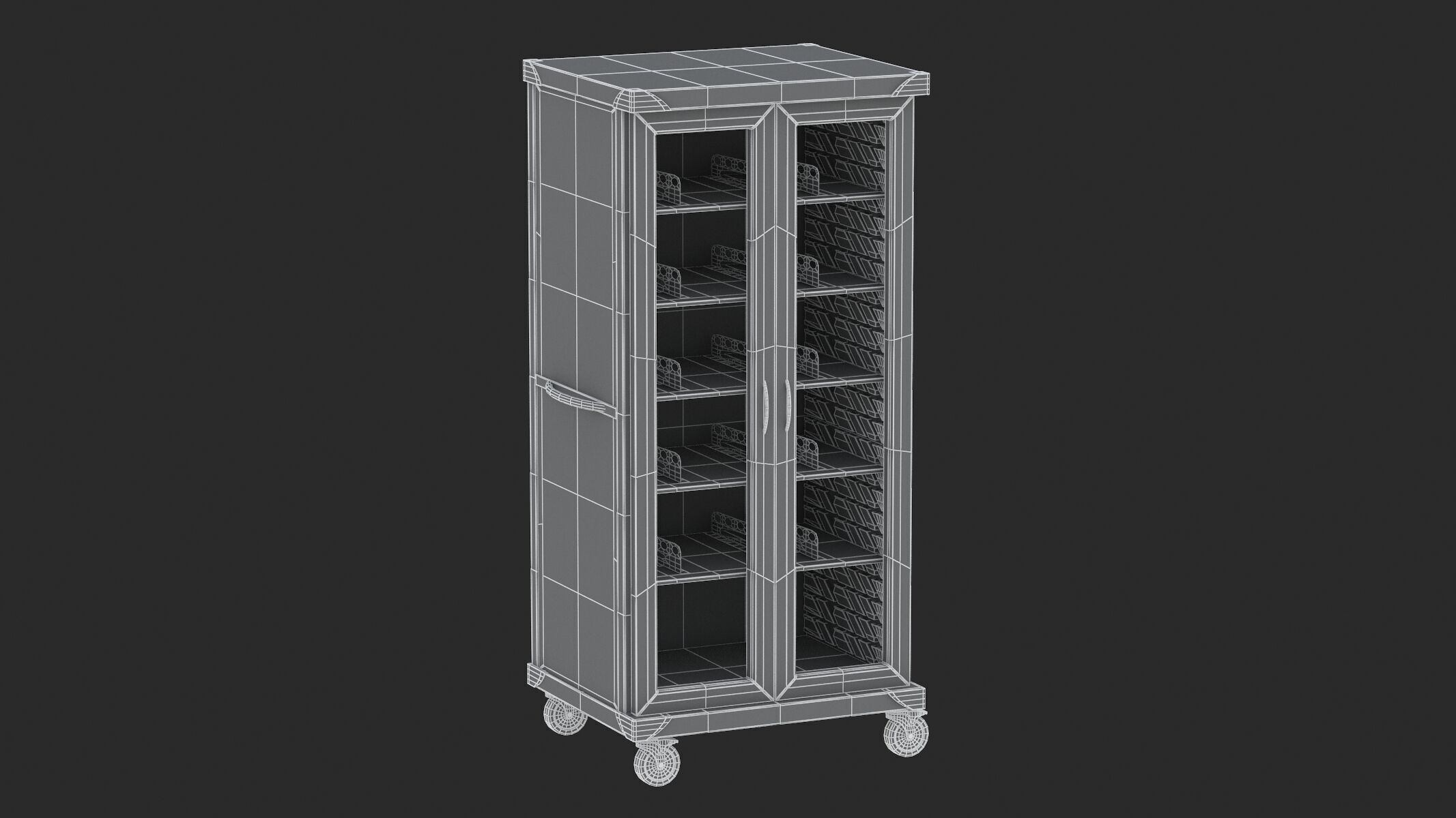 9 Models Medical Storage and Organization Equipment 3D model_14
