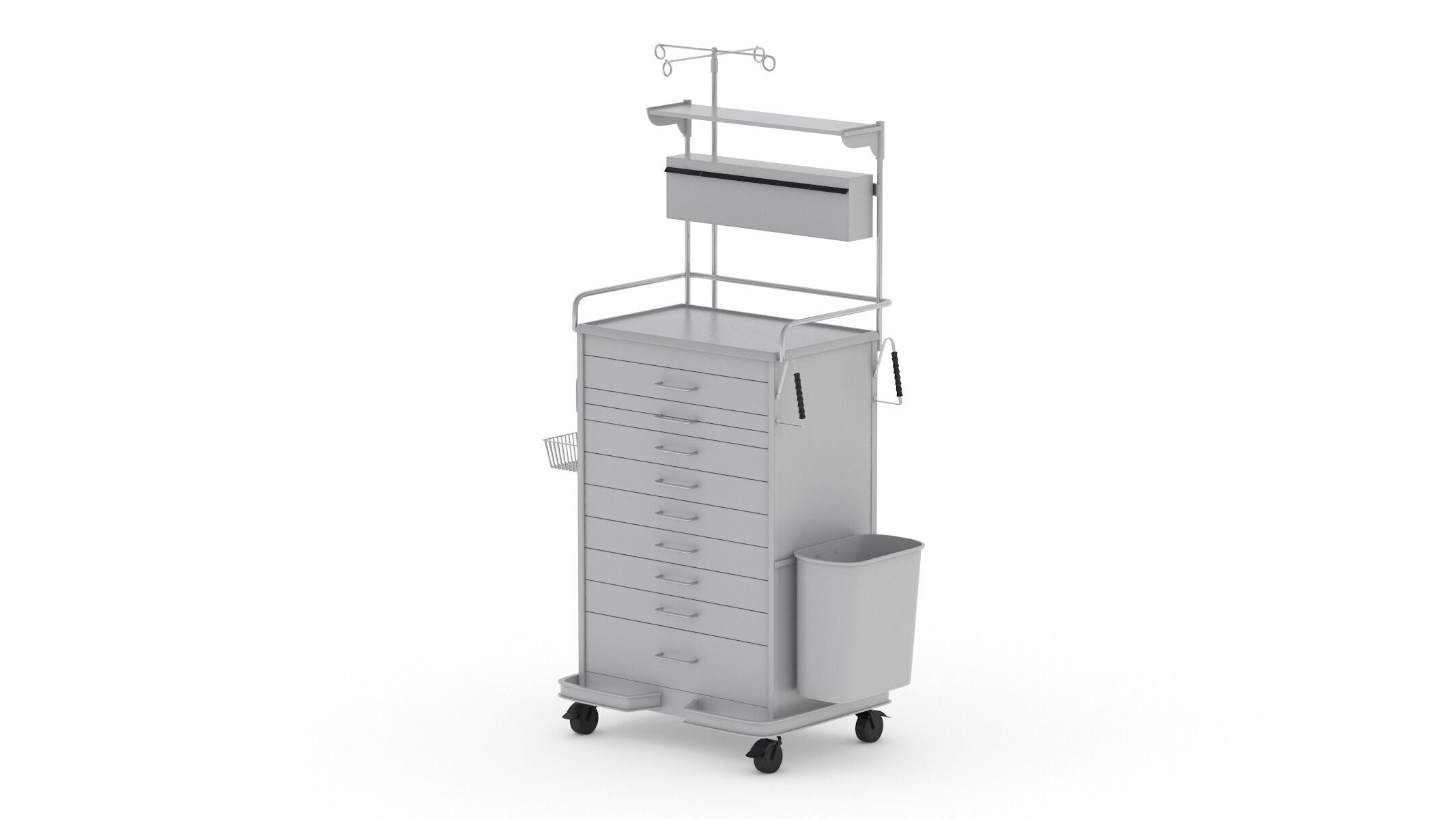 9 Models Medical Storage and Organization Equipment 3D model_17