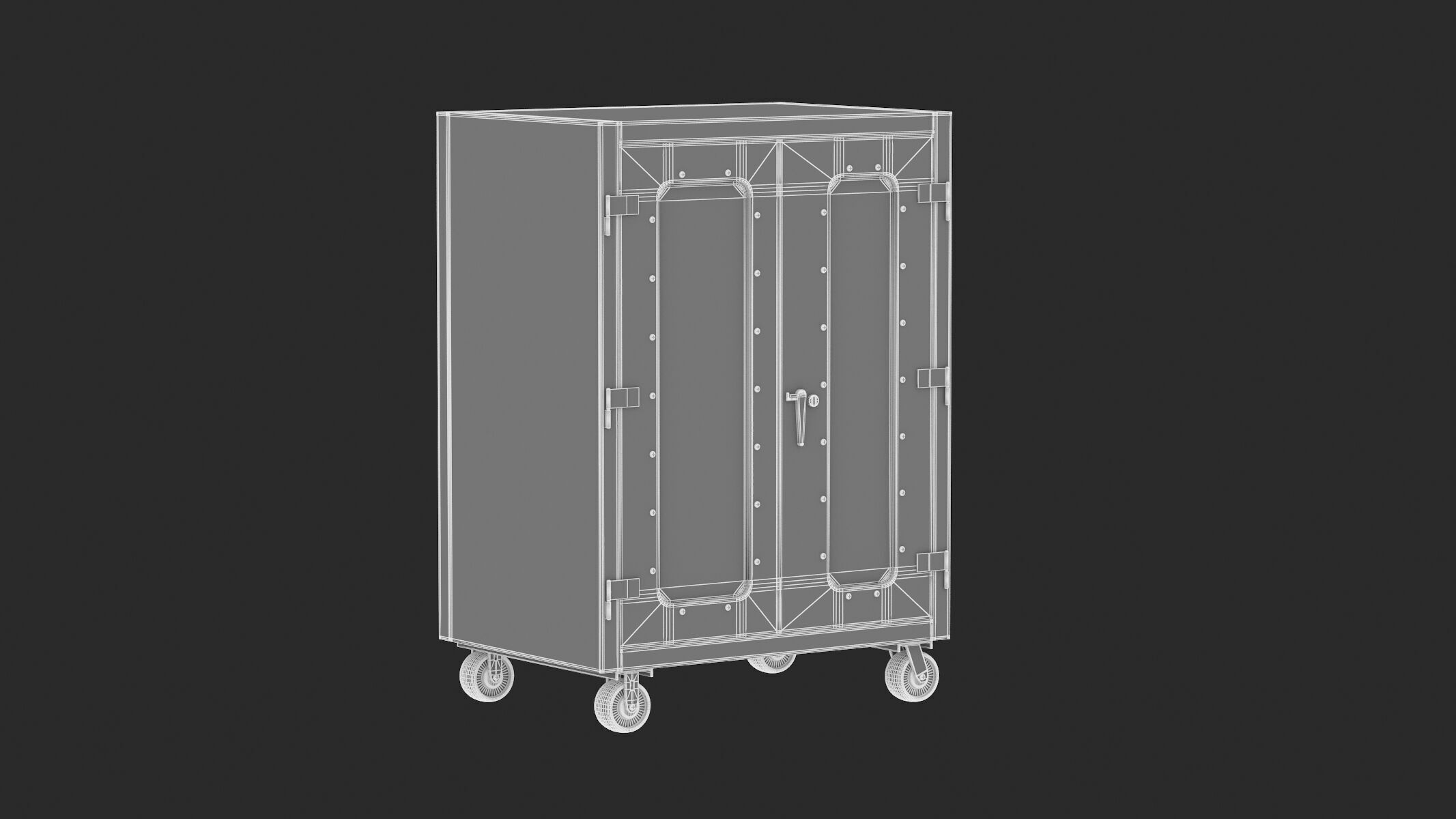 9 Models Medical Storage and Organization Equipment 3D model_6