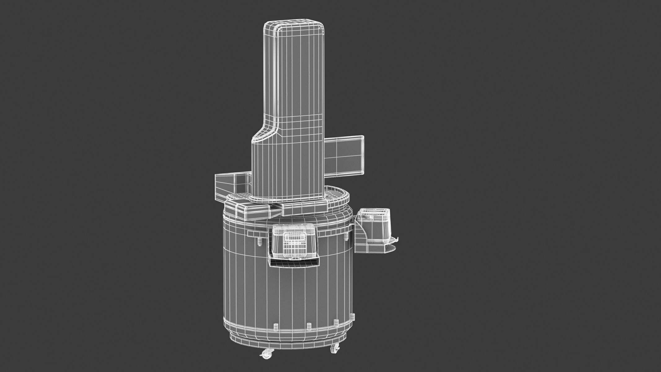 9 Models Medical Storage and Organization Equipment 3D model_2