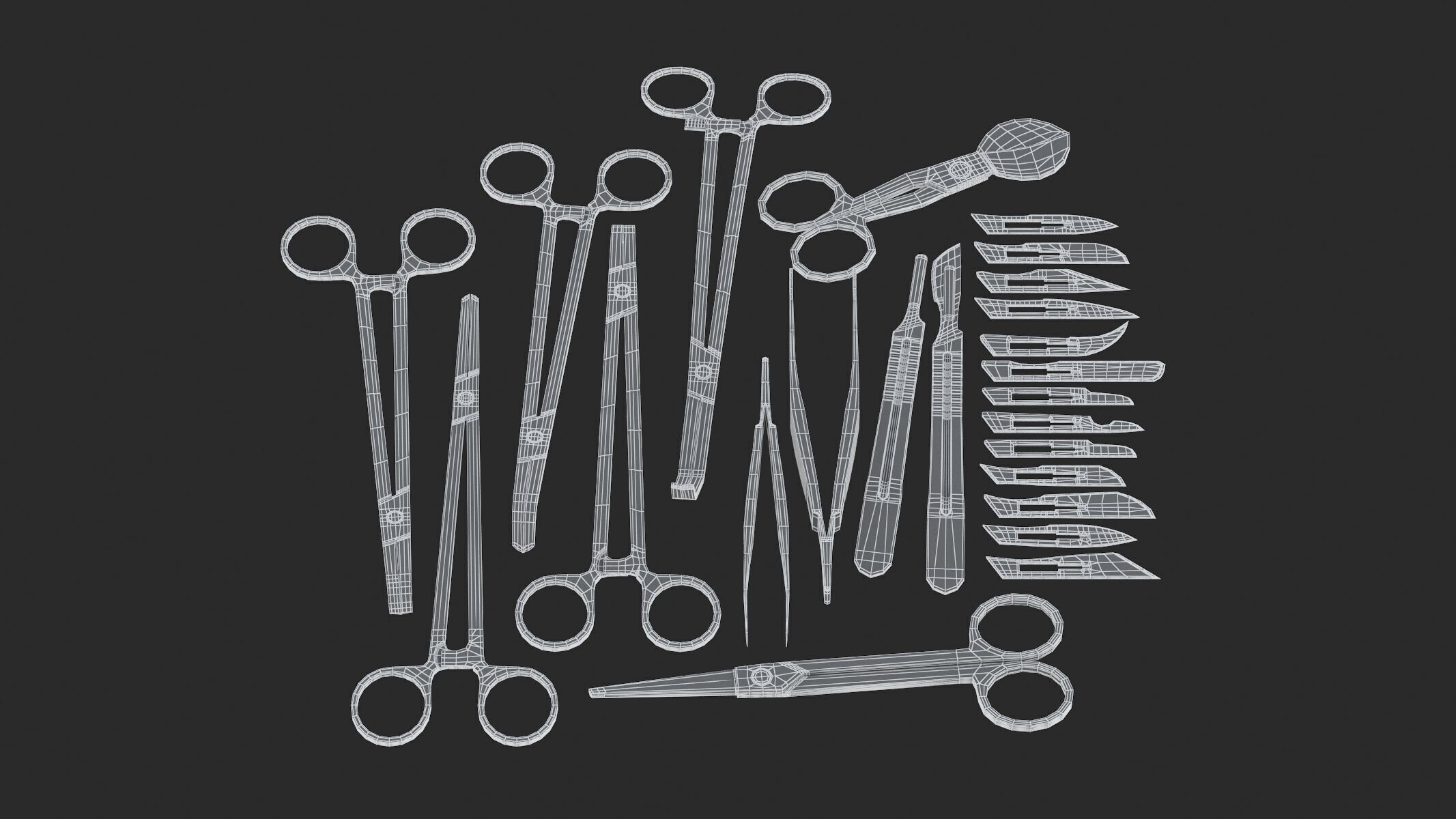 14 Models Medical Surgical Equipment 3D model_22