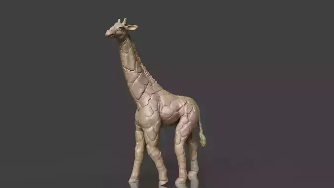 Walking Giraffe Statue
