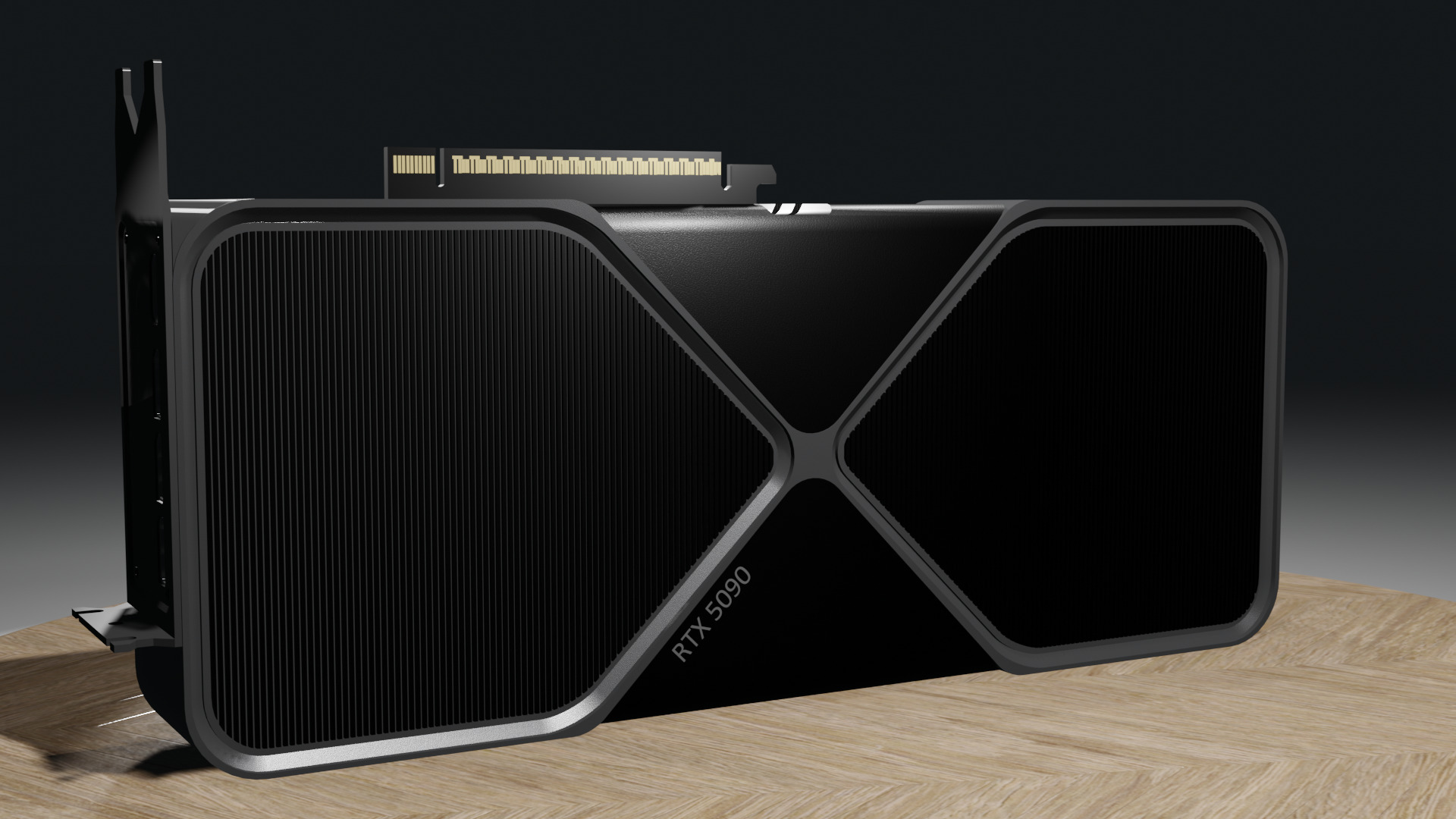 RTX 5090 Graphics Card Futuristic High-Poly 3D Model by TanKomet 3D model_3