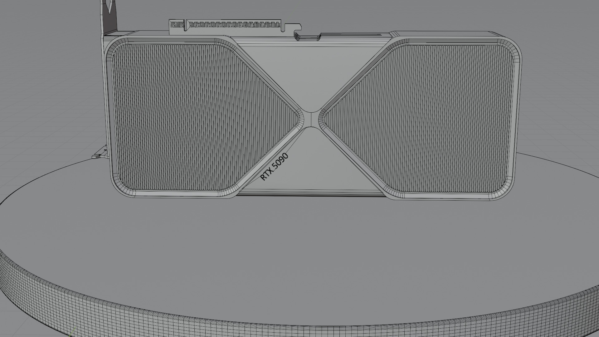 RTX 5090 Graphics Card Futuristic High-Poly 3D Model by TanKomet 3D model_8