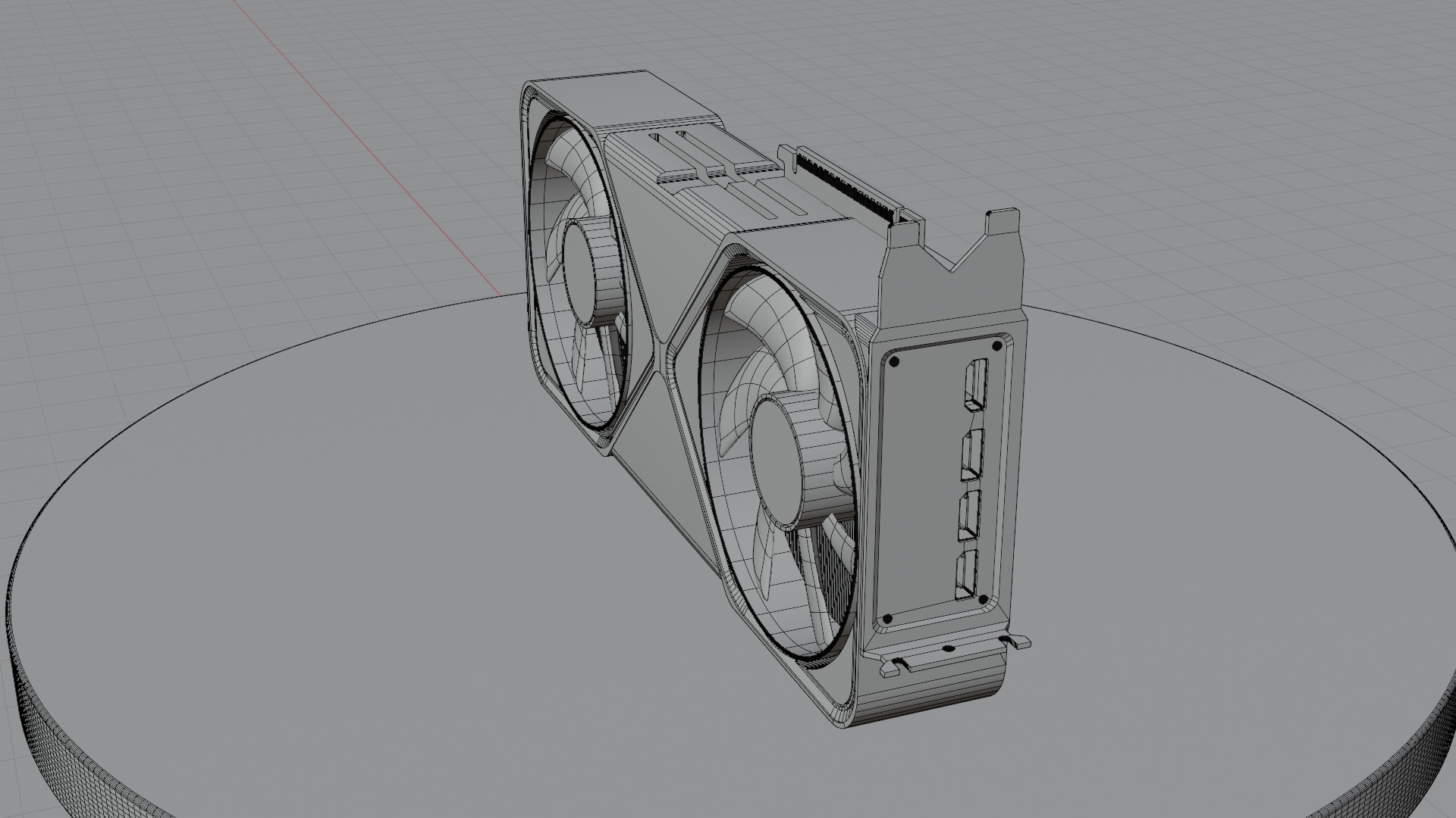 RTX 5090 Graphics Card Futuristic High-Poly 3D Model by TanKomet 3D model_7