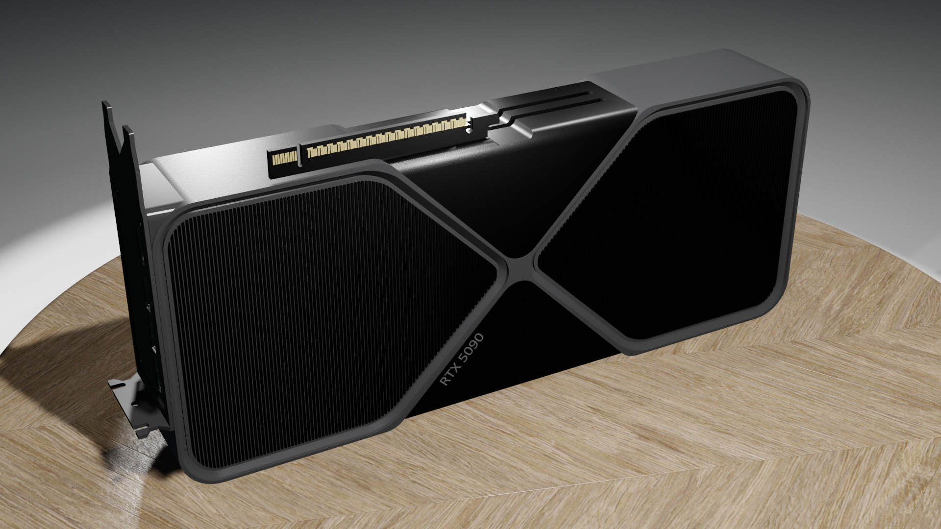 RTX 5090 Graphics Card Futuristic High-Poly 3D Model by TanKomet 3D model_4