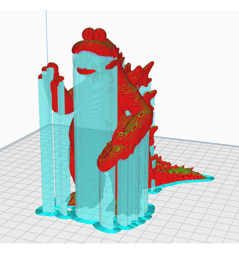 Cookie Monster GODZILLA 3D Printable Model 3D print model_5