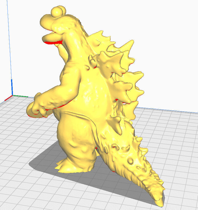 Cookie Monster GODZILLA 3D Printable Model 3D print model_4