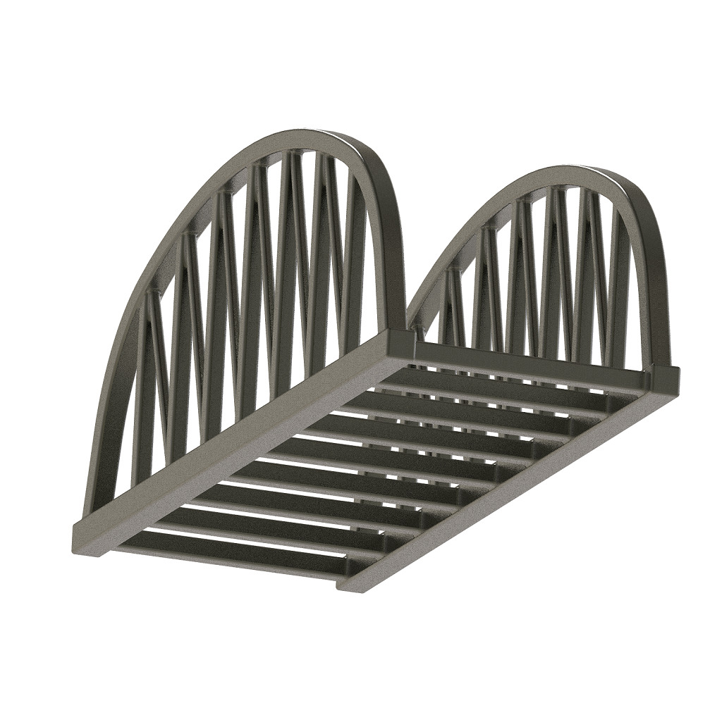 Premium Truss Bridge 3D print model_2