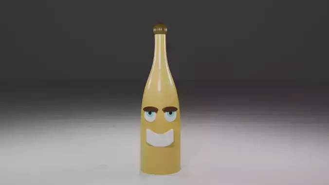 Smiling Bottle 3D NFT