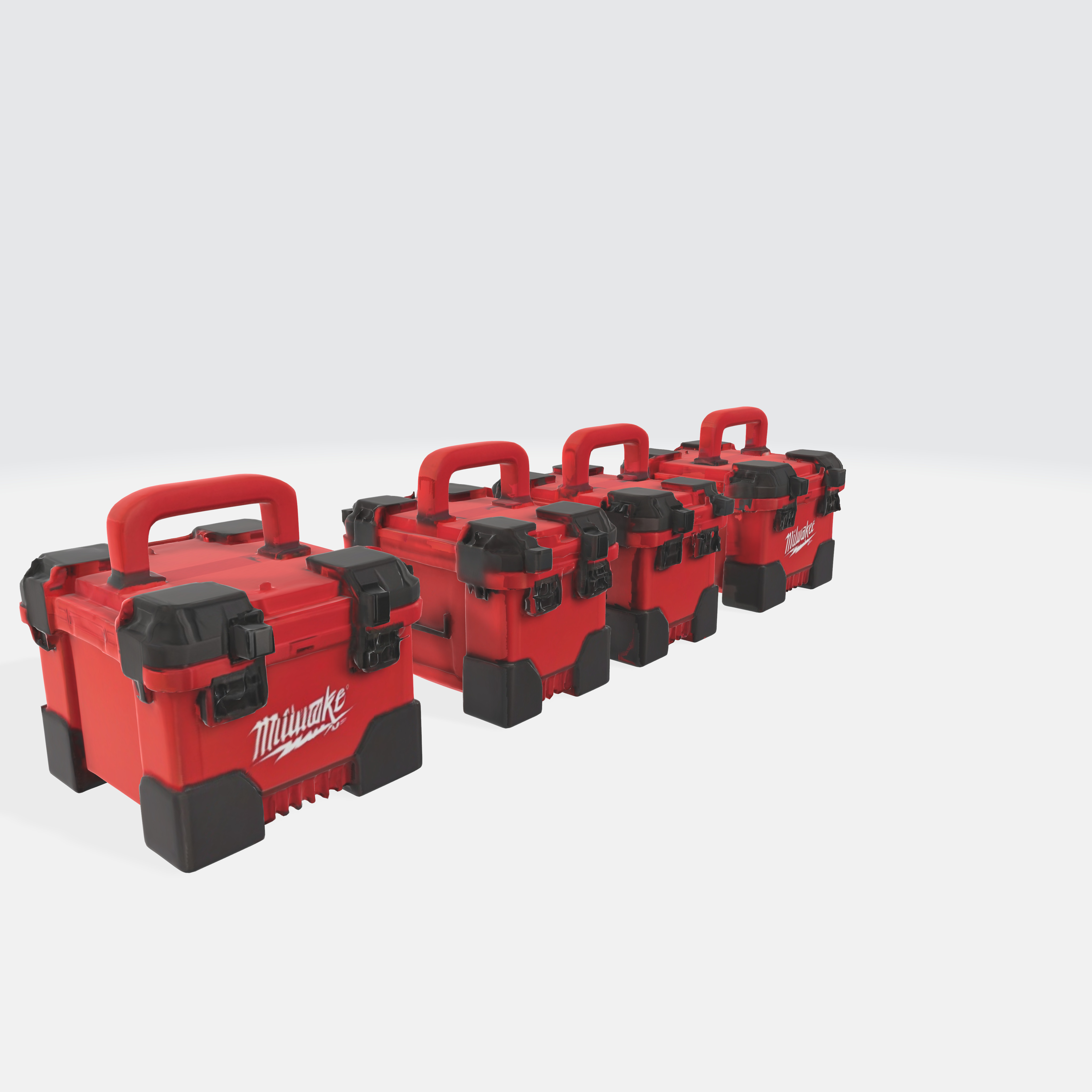 milwaukee packout boxes model 3D model_4