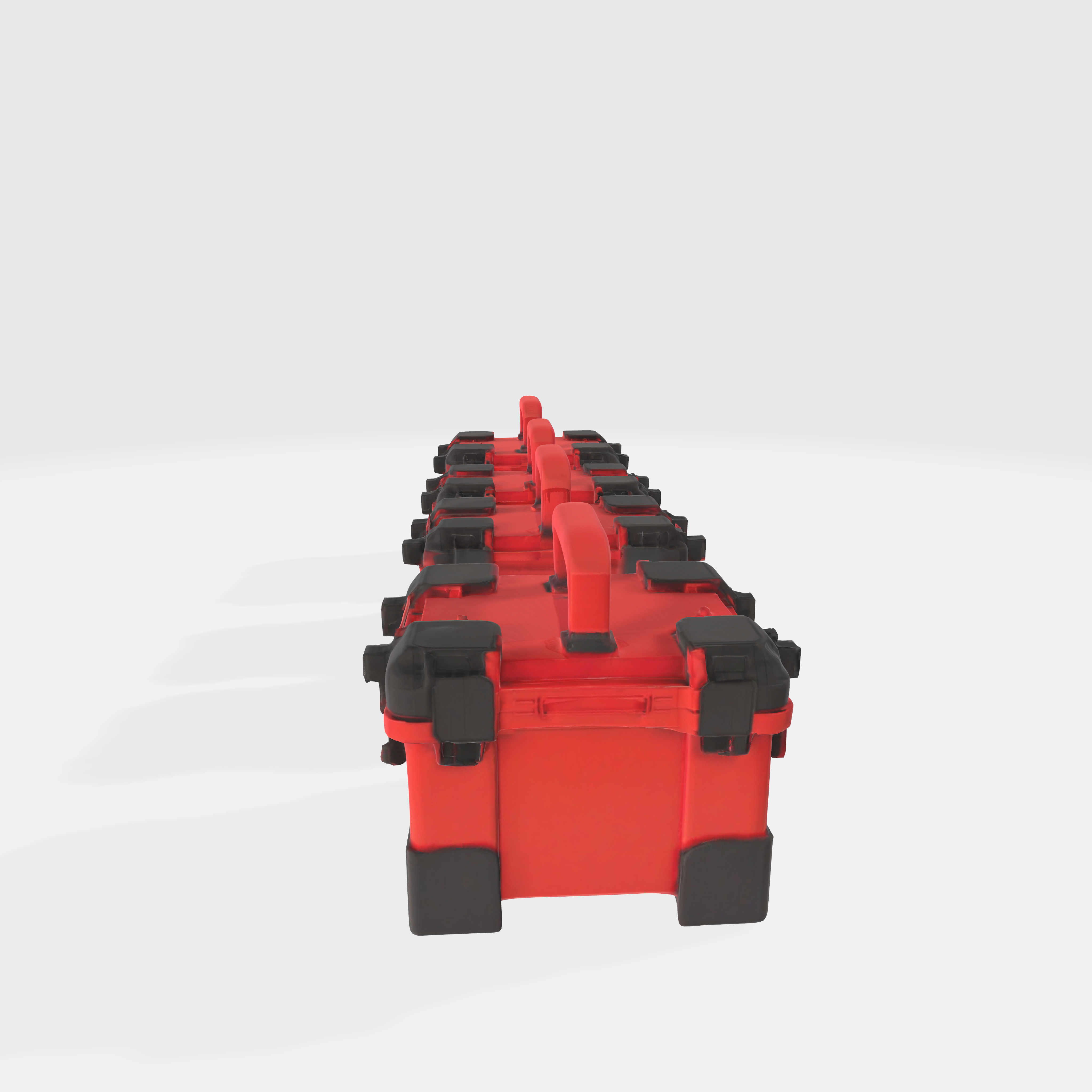 milwaukee packout boxes model 3D model_3