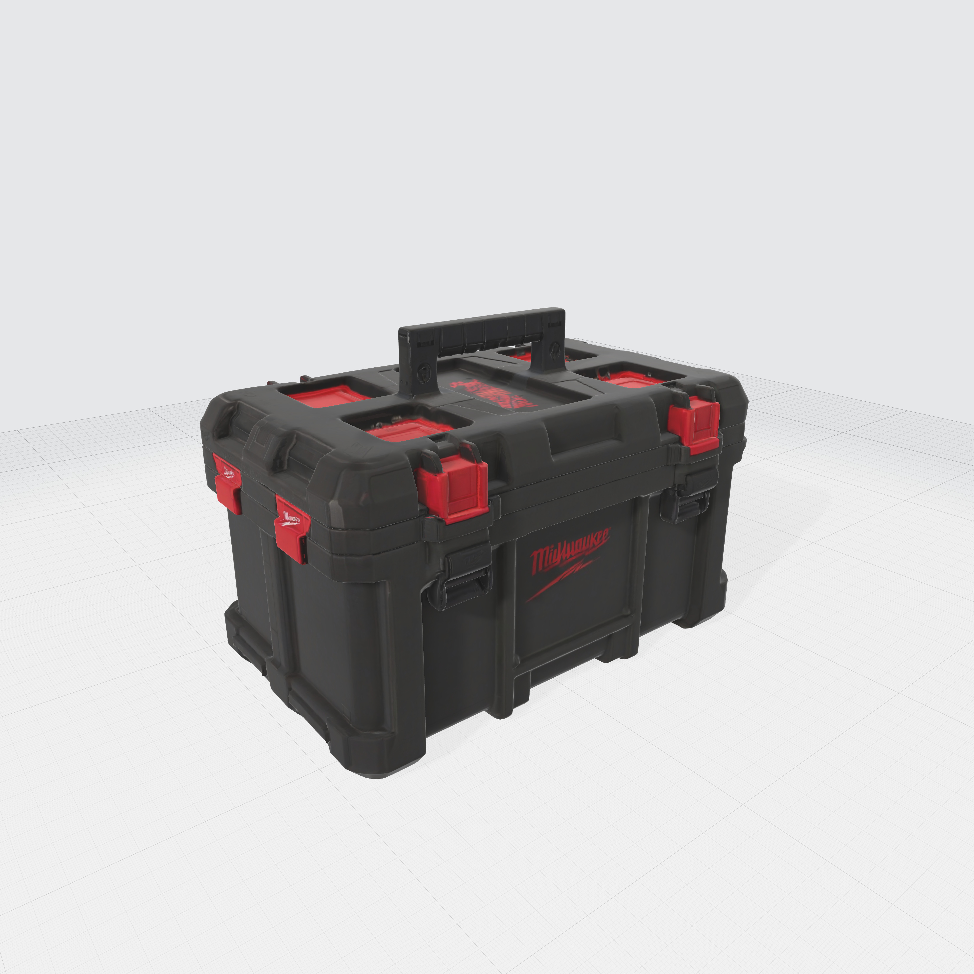 milwaukee packout box 3D model_12