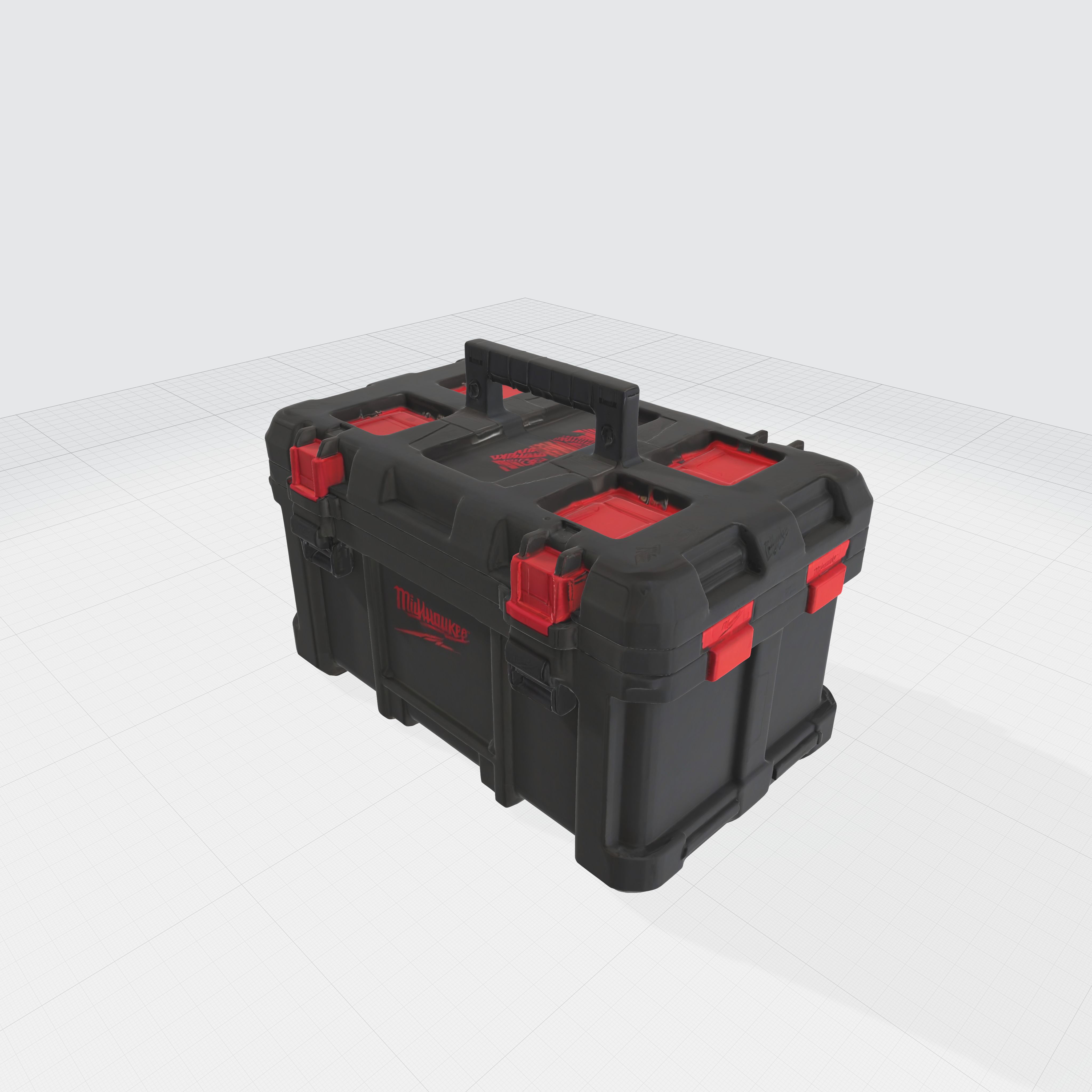 milwaukee packout box 3D model_11