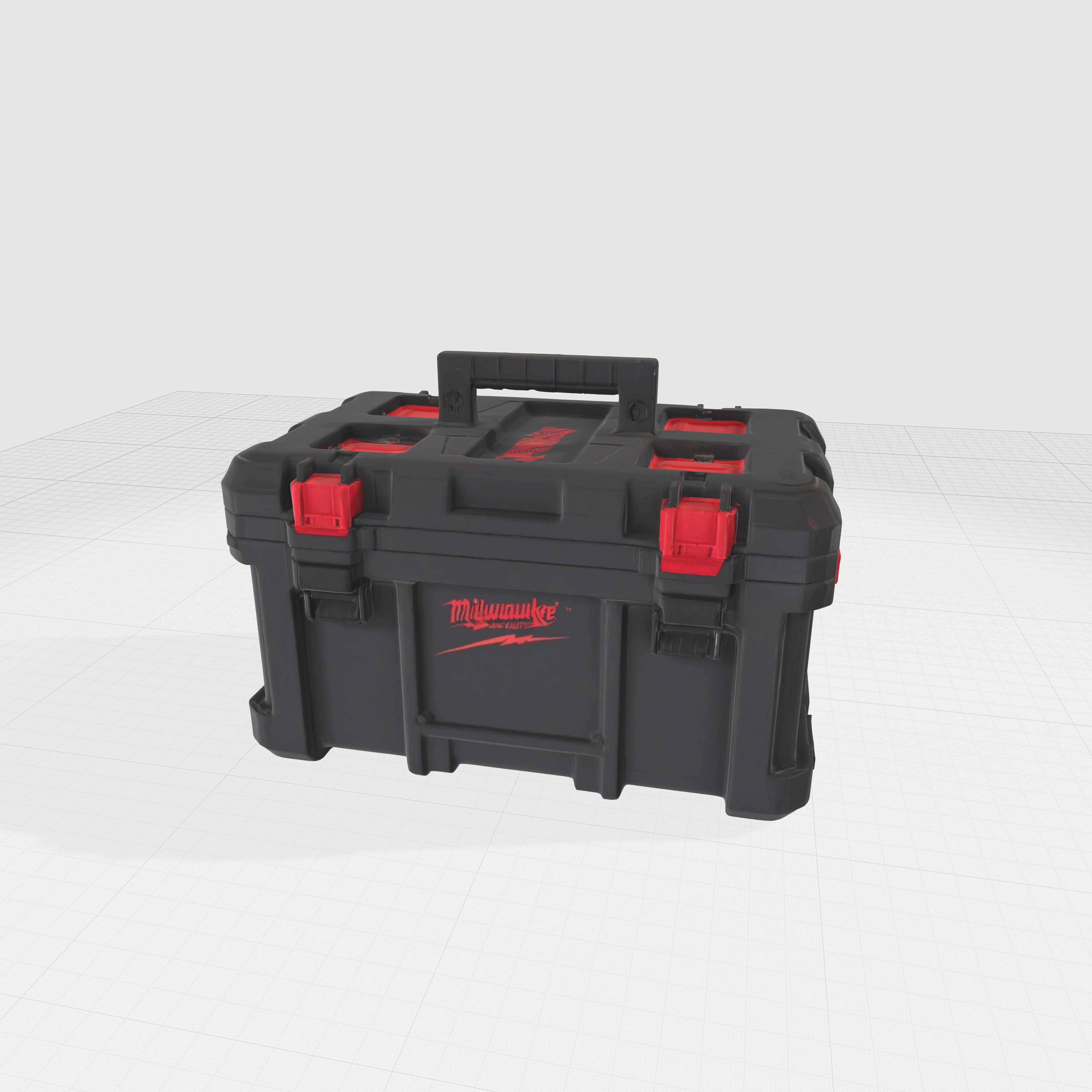milwaukee packout box 3D model_10
