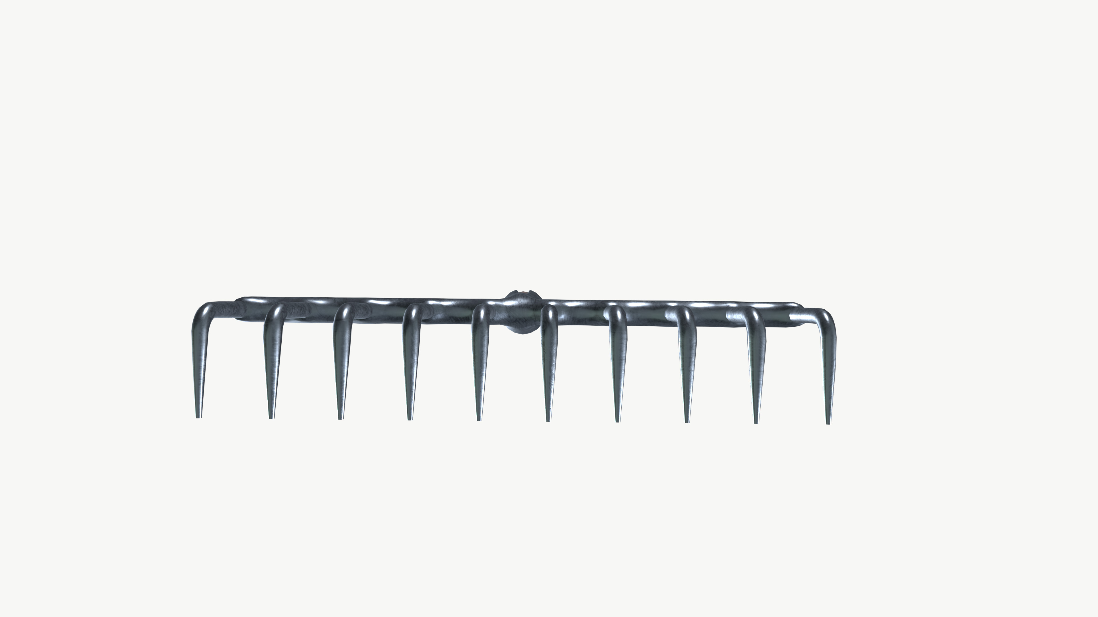 Hand Rake 3D model_5