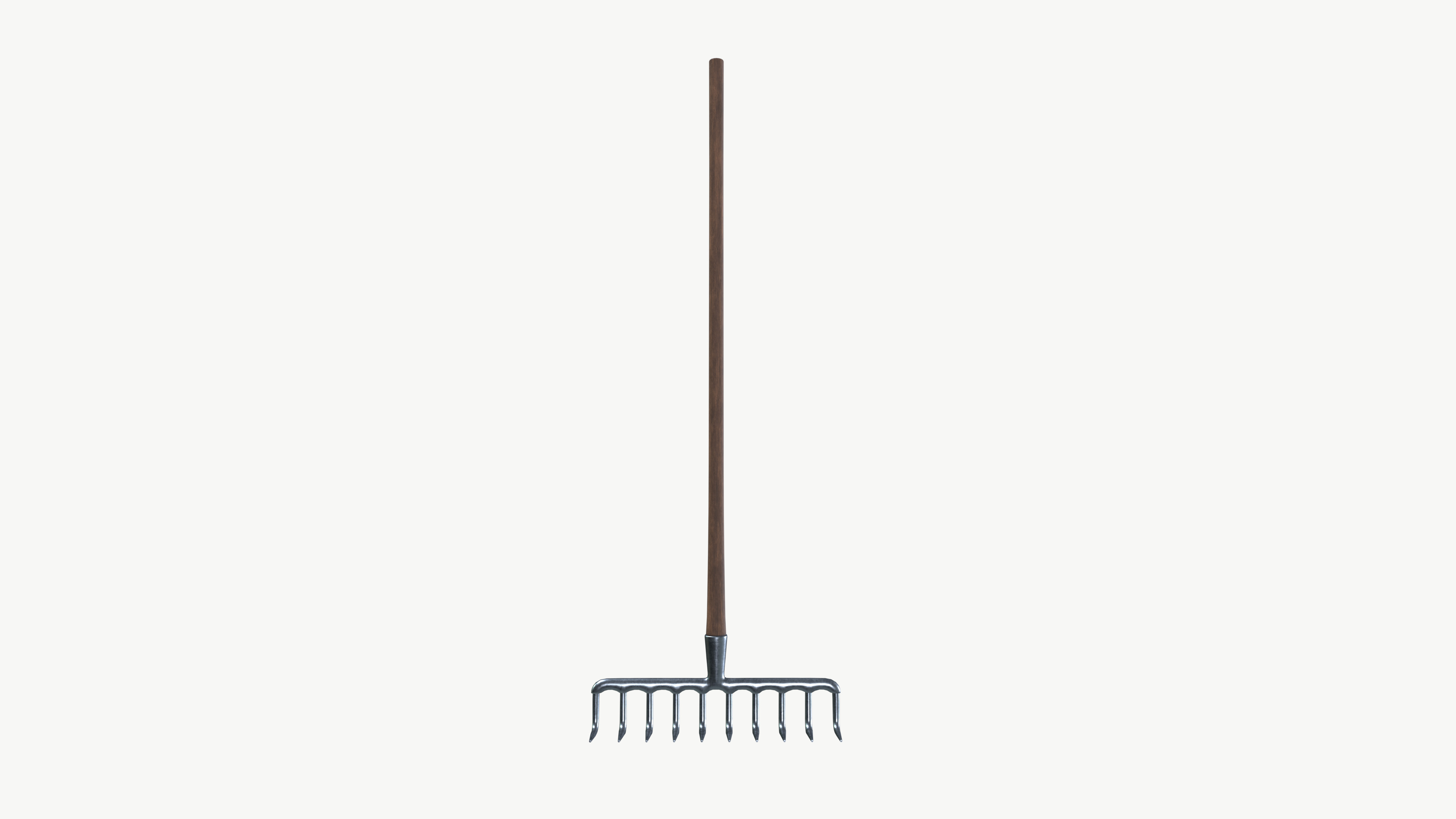 Hand Rake 3D model_2