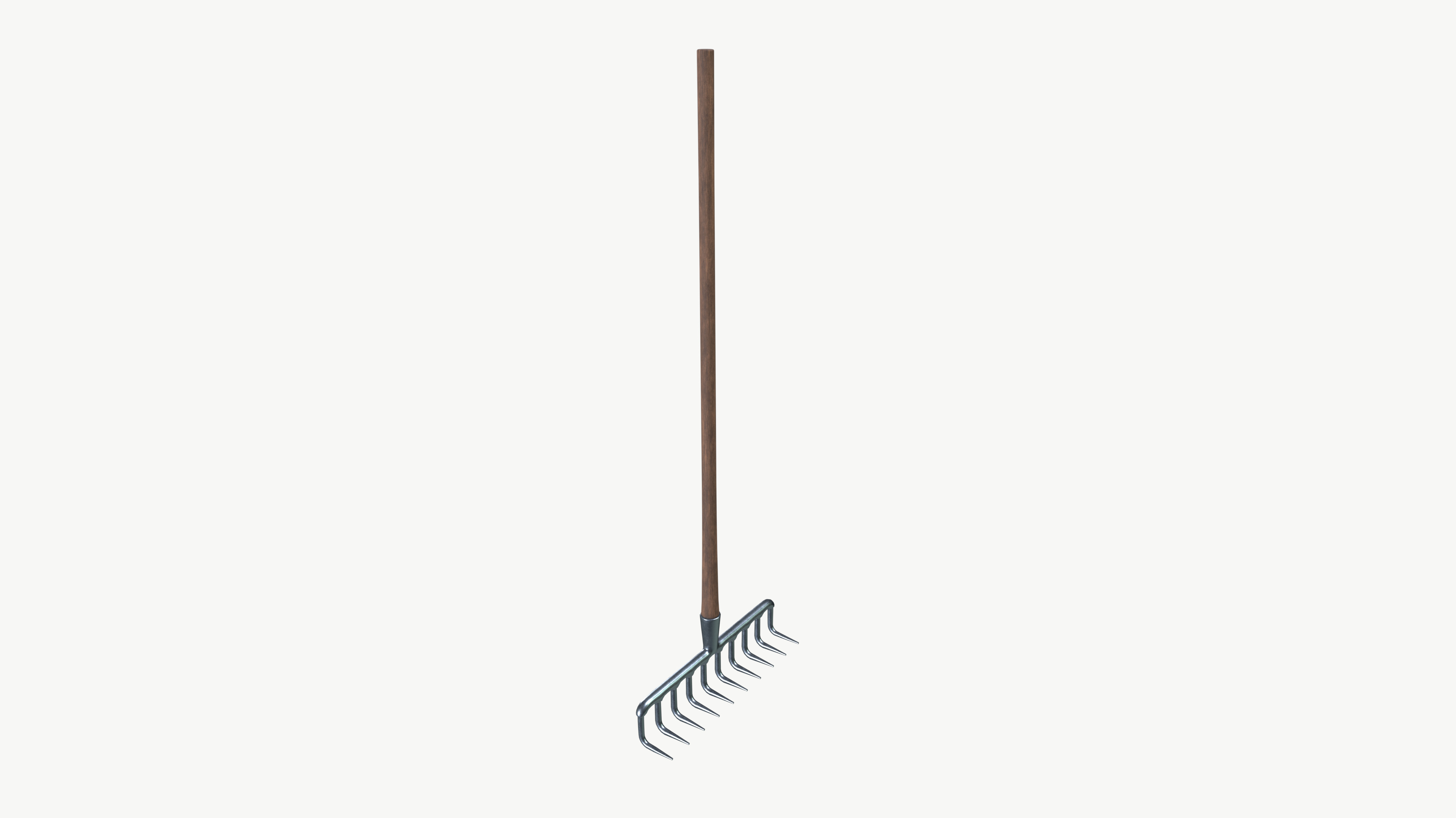 Hand Rake 3D model_3