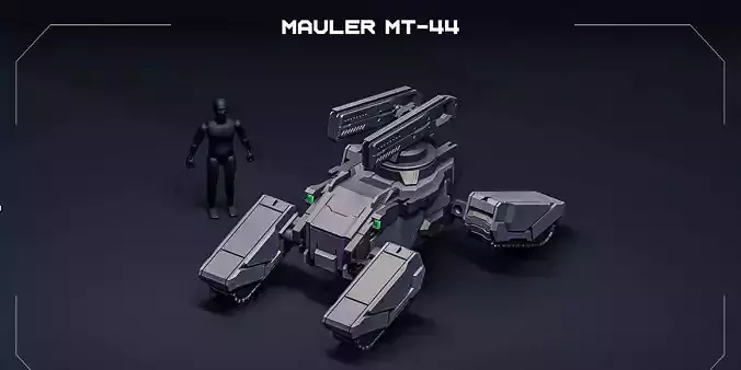 Mauler vehicle scifi