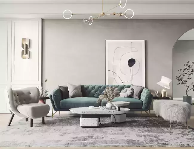 House sofa background hall House sofa background