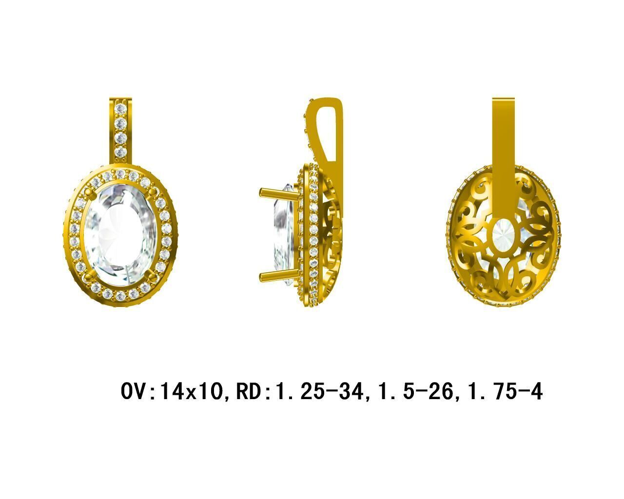 PENDANT 3D print model_46