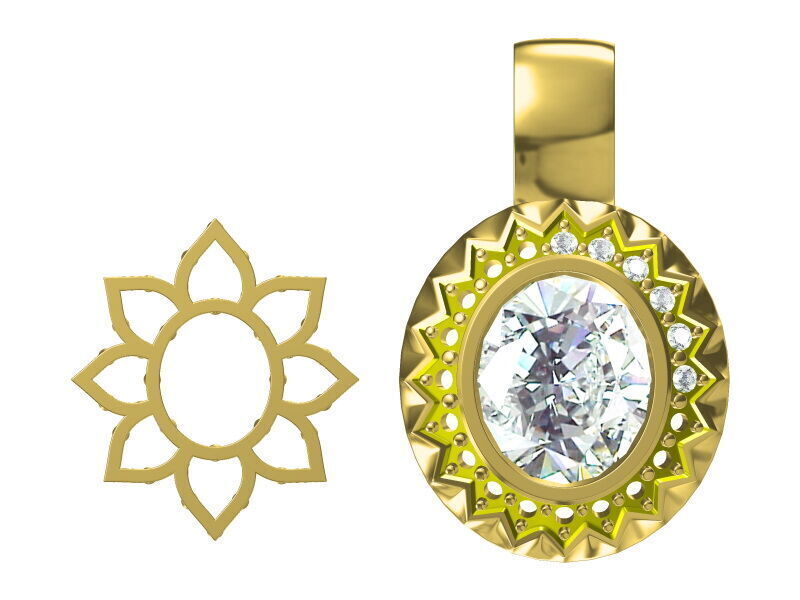 PENDANT 3D print model_12