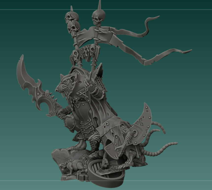 Krittok Foulblade 3D print model_2