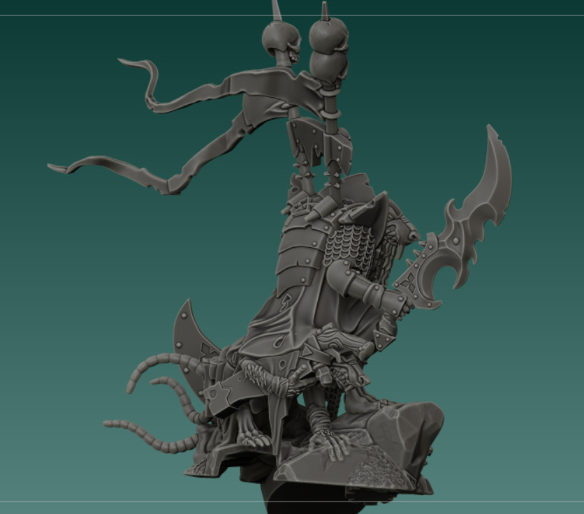 Krittok Foulblade 3D print model_3