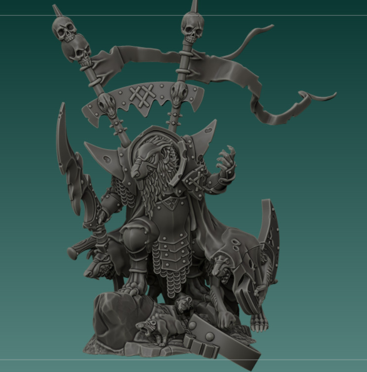 Krittok Foulblade 3D print model_1